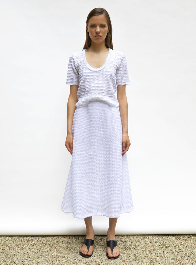 lightweight organza knit skirt - Image principale