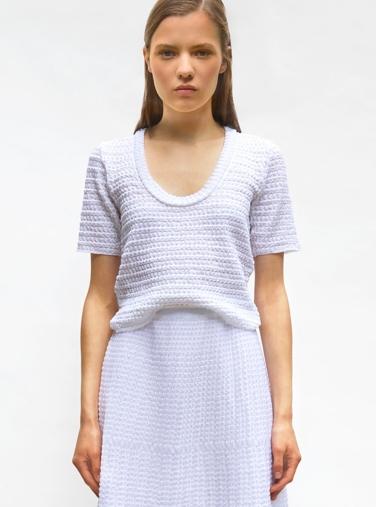 Top maille organza Milk - Molli