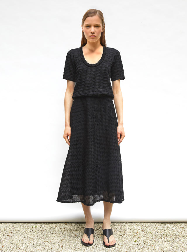 organza knit top - Image principale