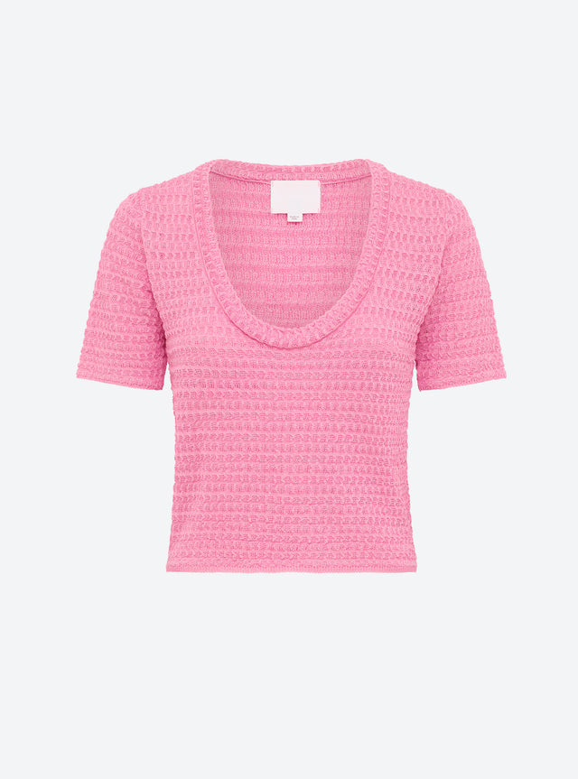 organza knit top - Image principale