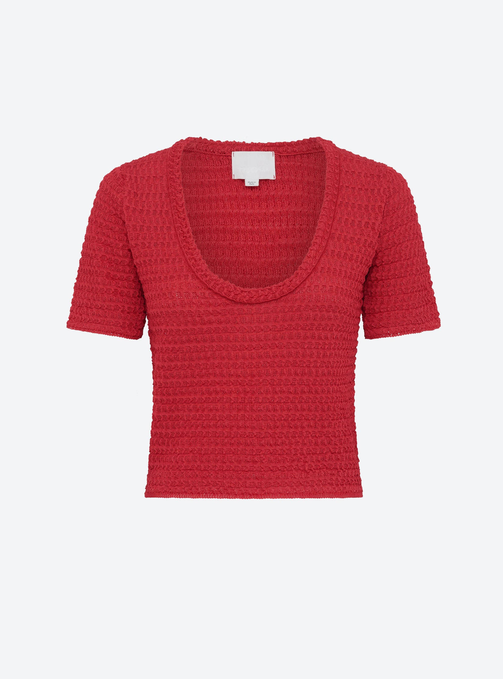 Top maille organza Cerise - Molli
