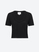 Organza knit top