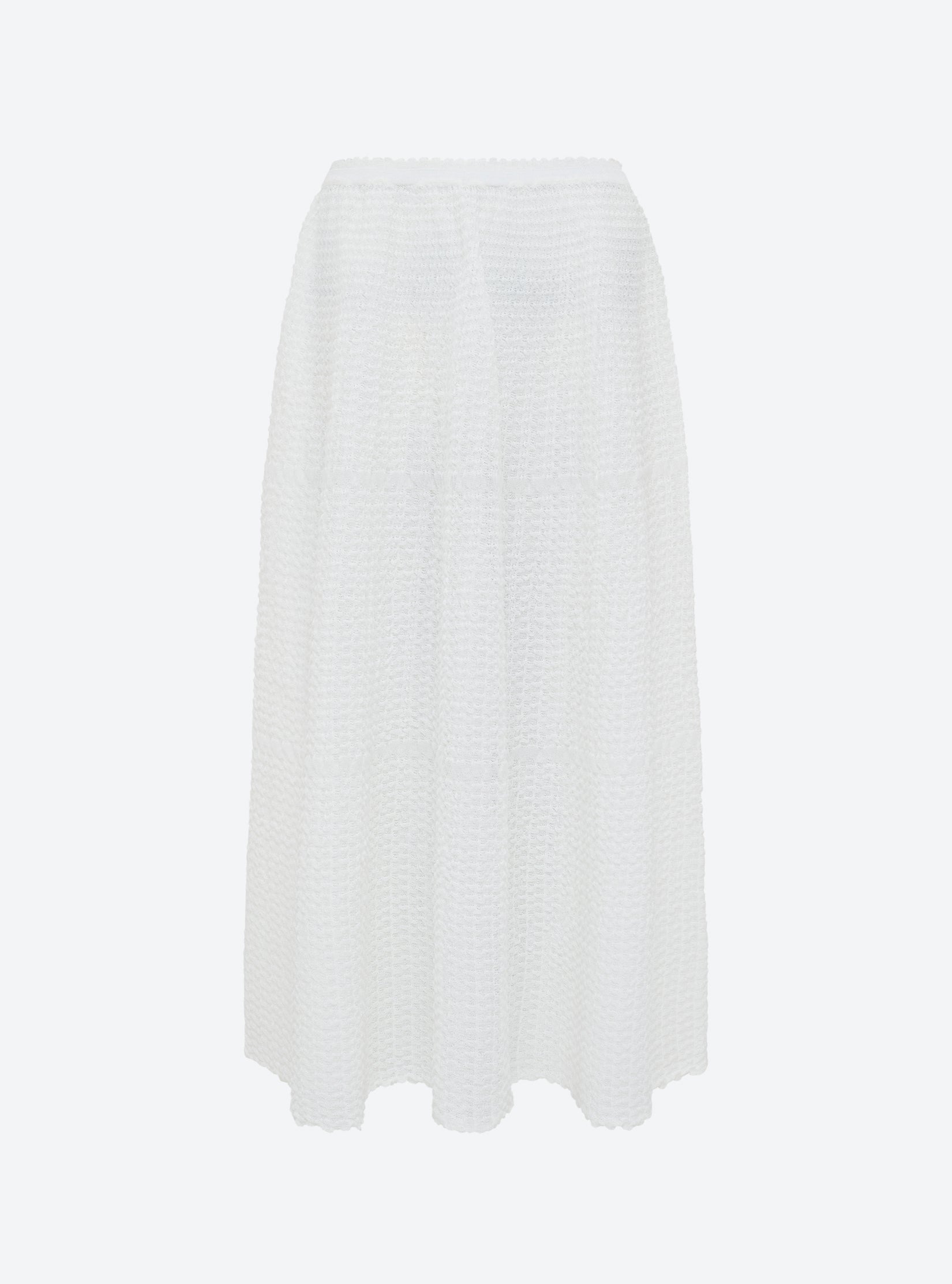 Jupe légère maille organza Milk - Molli