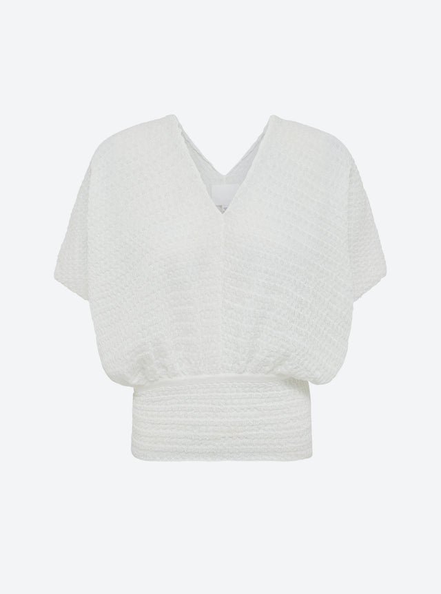 Couture top in an organza knit - Image principale