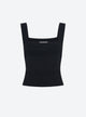 Top with wide ribbed straps