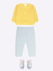Cardigan bébé à picots