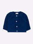Baby checkerboard knit cardigan