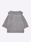 Baby top with lace collar