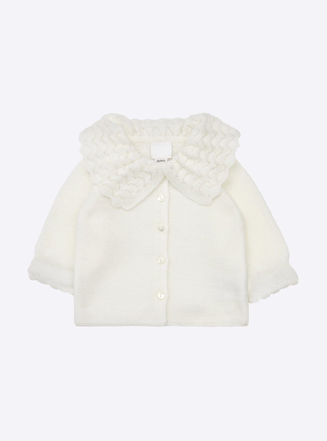 baby top with lace collar - Image principale