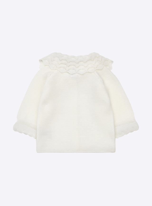 baby top with lace collar - Image principale