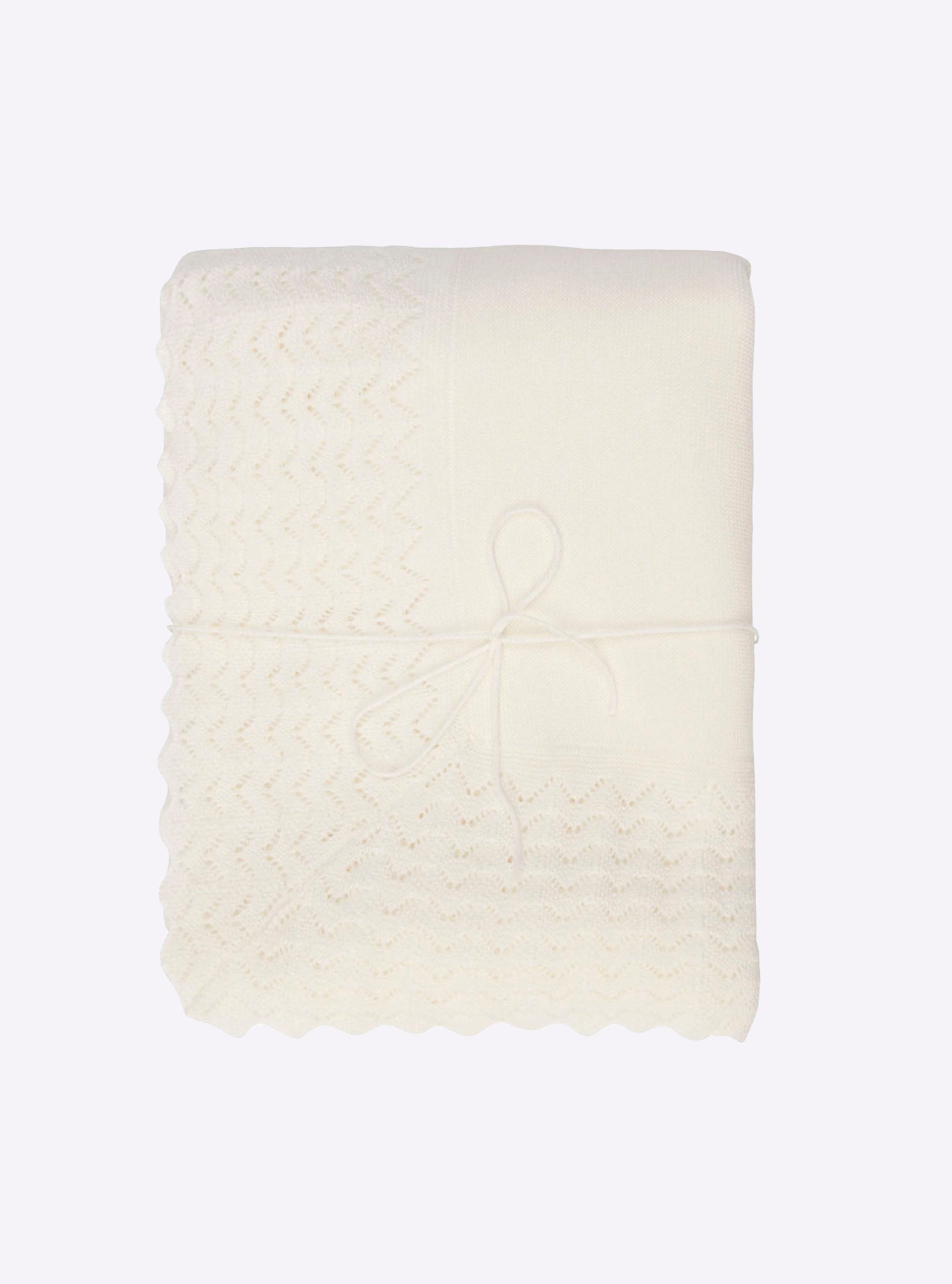 Couverture à volant dentelle  - Vêtement en maille de luxe Molli