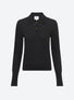 Polo fin en jersey soyeux molli Noir Profond - Molli
