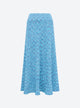 fluid skirt in an origami knit 