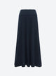 fluid skirt in an origami knit 