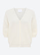 v-neck cardigan in a puffy knit