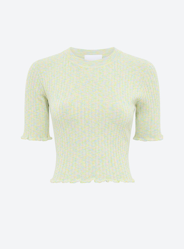 top maille côtes plates - Image principale