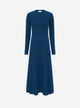Fluid wicker-knit dress