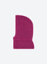 Zippered rib-knit balaclava