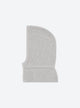 Zippered rib-knit balaclava