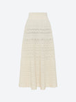 long skirt in a rick-rack knit