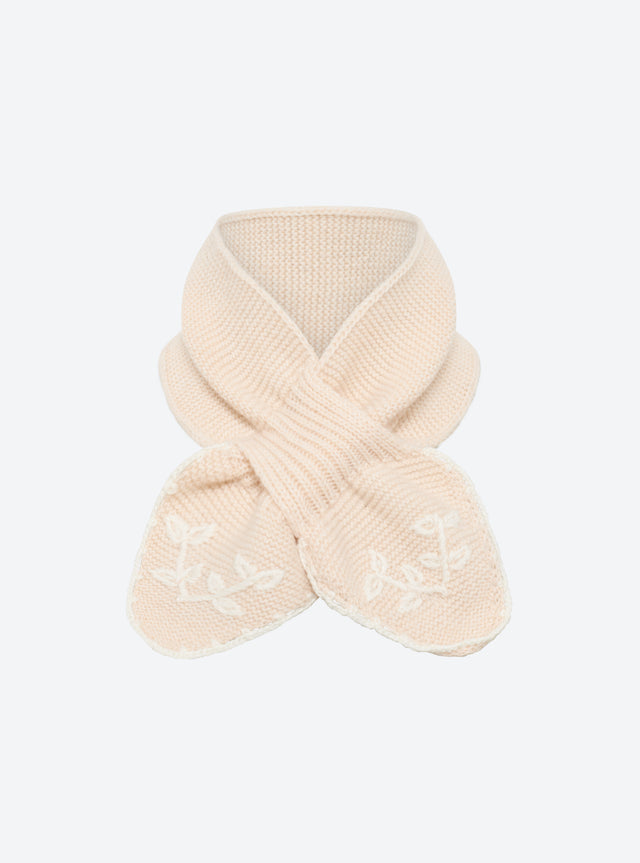 Hand-embroidered neck scarf - Image principale