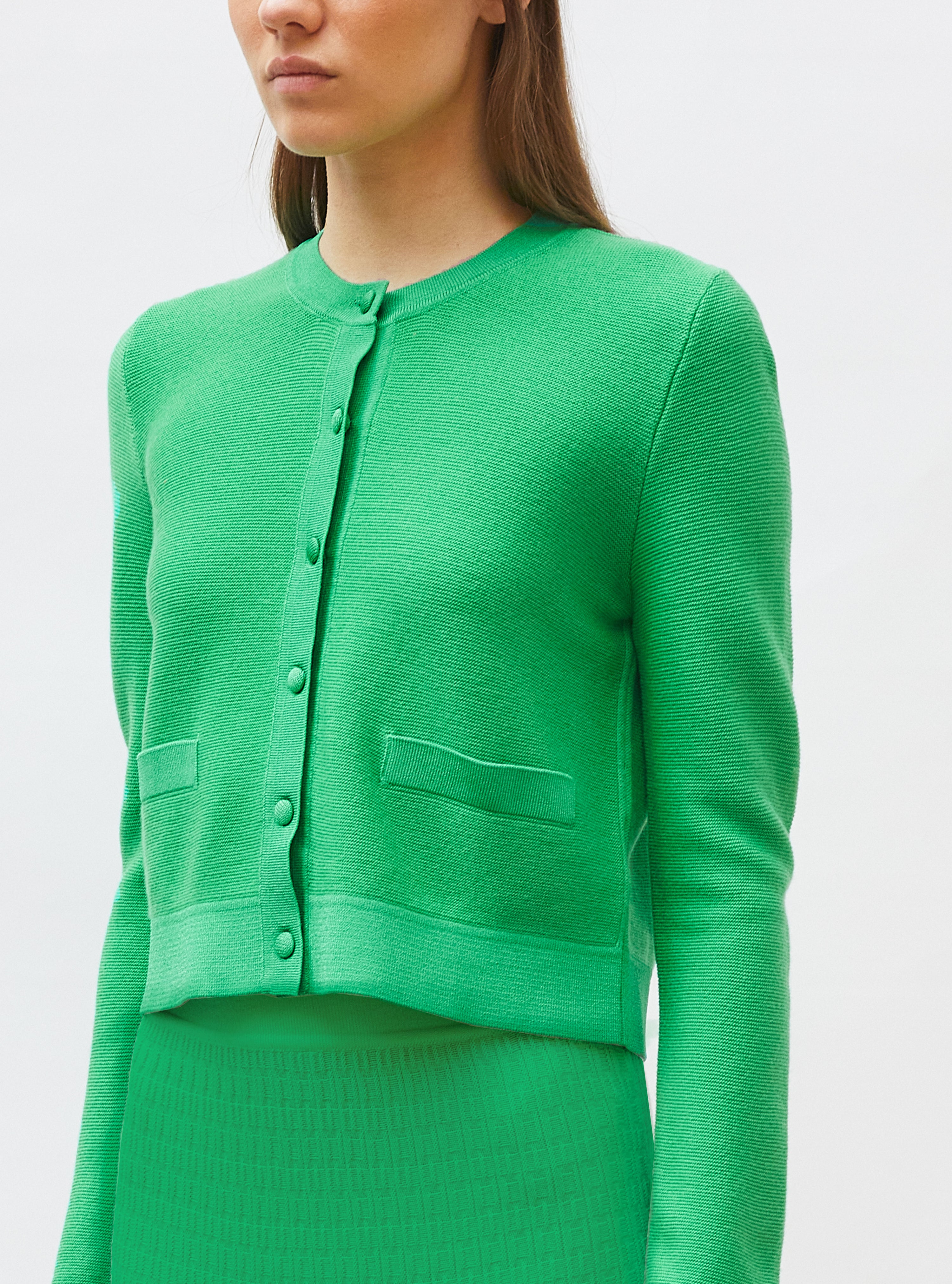 Cardigan maille point mousse Golf - Molli