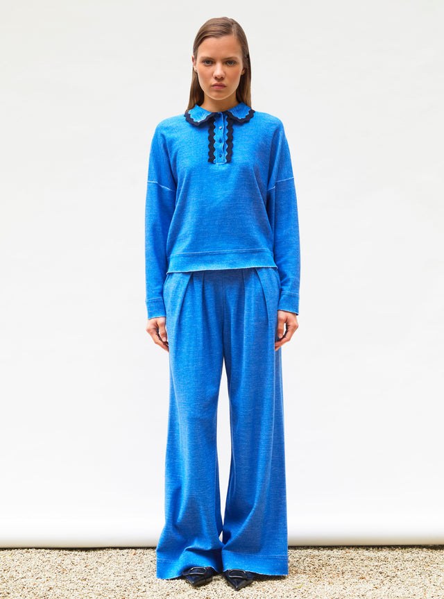 pantalon fluide maille fine jersey - Image principale