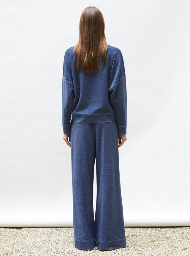 pantalon fluide maille fine jersey - Image principale