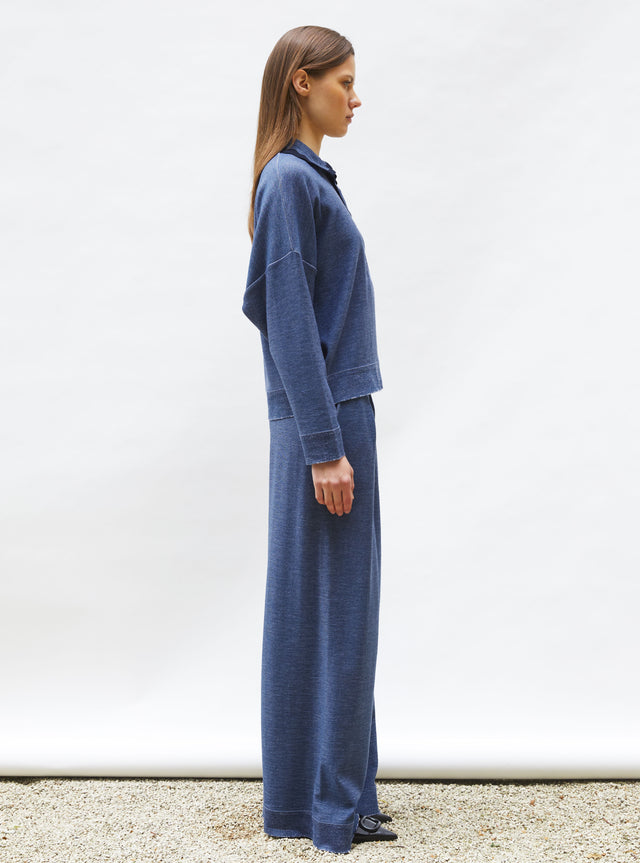 chemise maille col croquet - Image principale