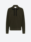chemise maille col croquet