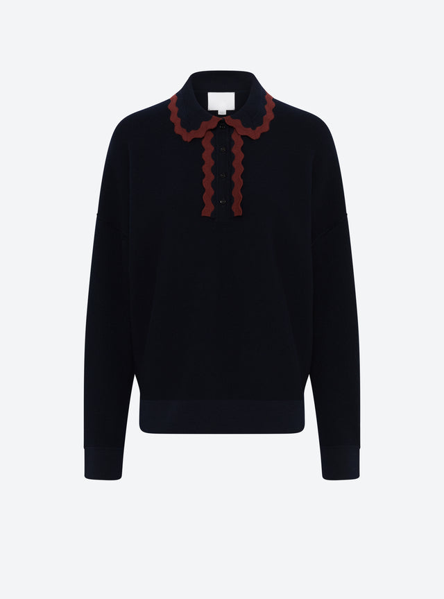 chemise maille col croquet - Image principale