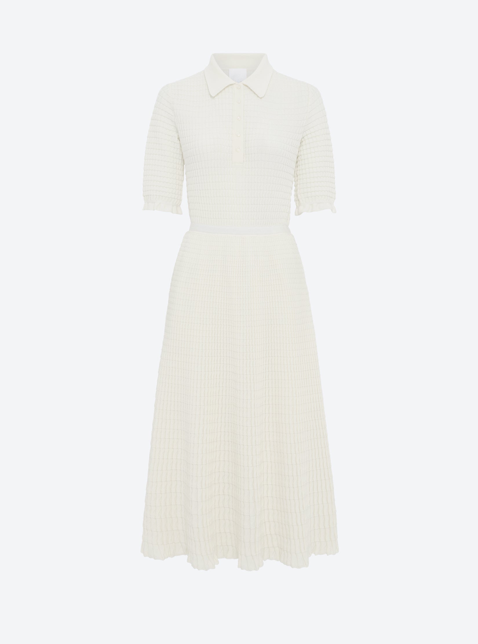 Robe longue en maille origami Naturel - Molli