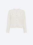 Slim jacket in couture knit