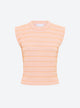 Basketweave knit top