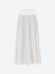 Long jewel-knit skirt