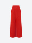 Wide pants in a couture knit