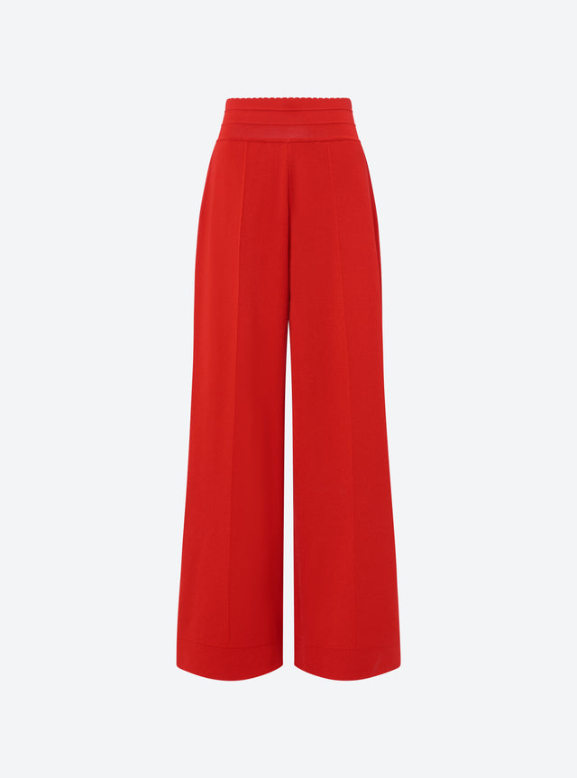 pantalon ample maille couture - Image principale