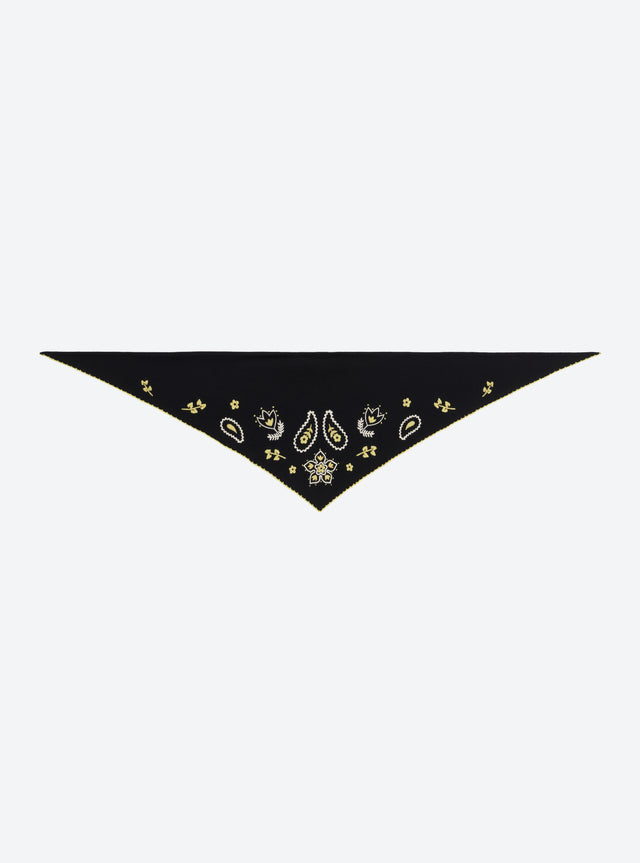 Grand bandana brodé maille - Image principale