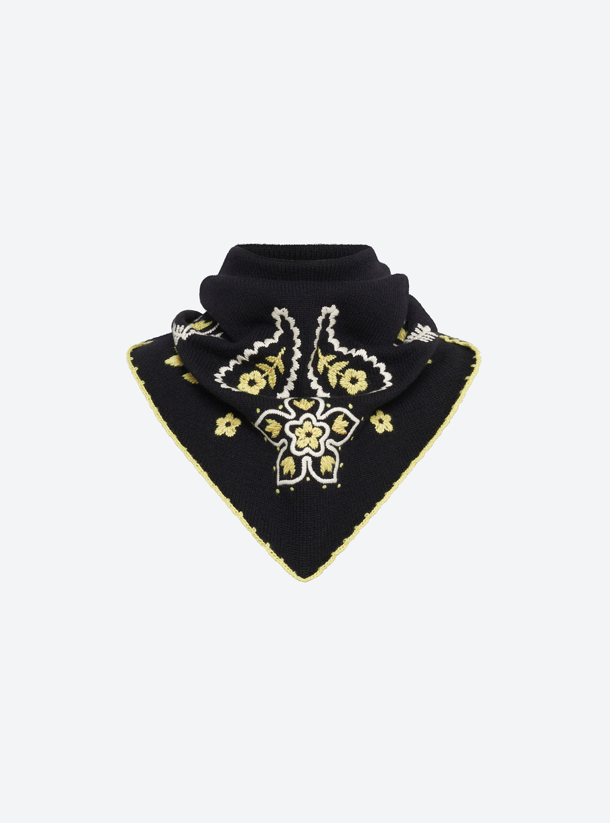 Grand bandana brodé maille nuit multi - Molli_packshot