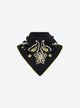 Grand bandana brodé maille