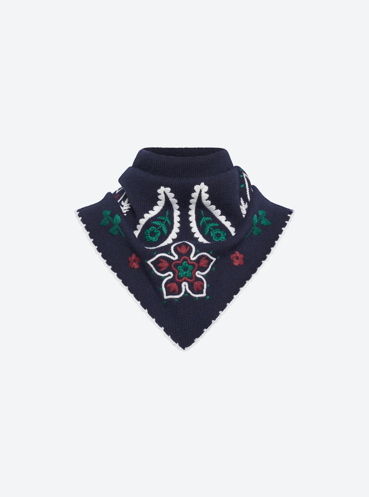 Grand bandana brodé maille nuit multi - Molli_packshot