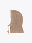 Beaded-knit balaclava