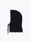Beaded-knit balaclava