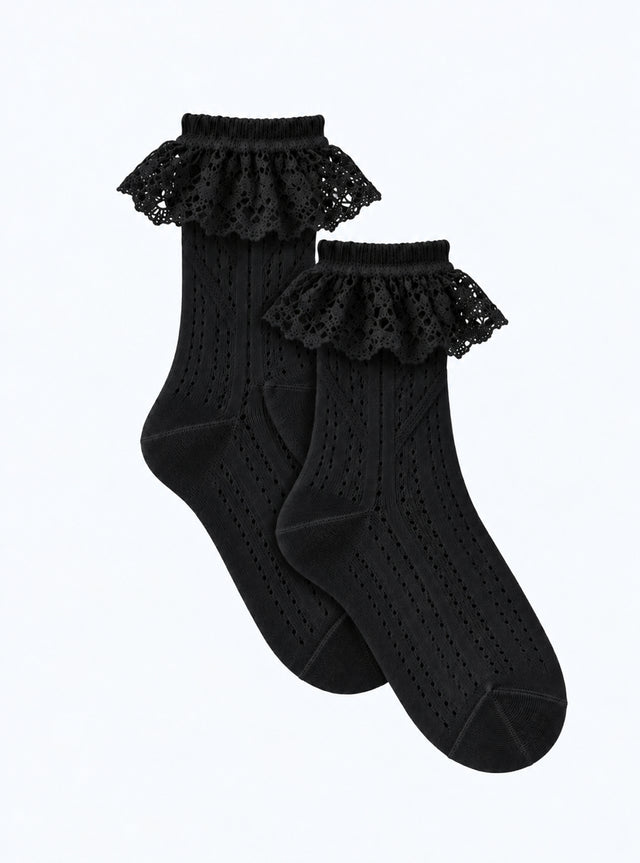 Chaussettes ajourées à volants - Image principale