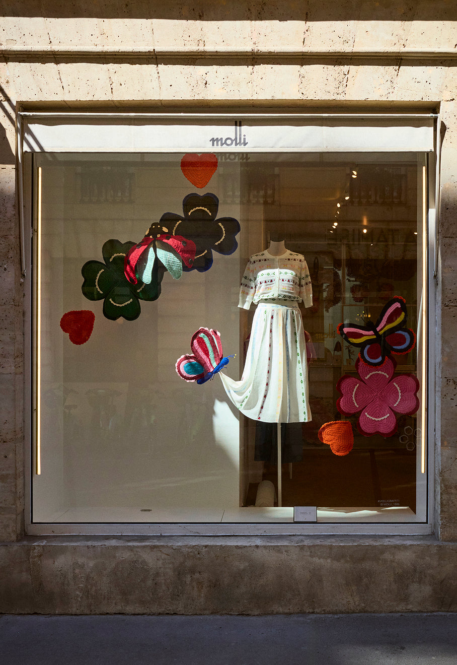 Vitrine Grigri Molli au crochet