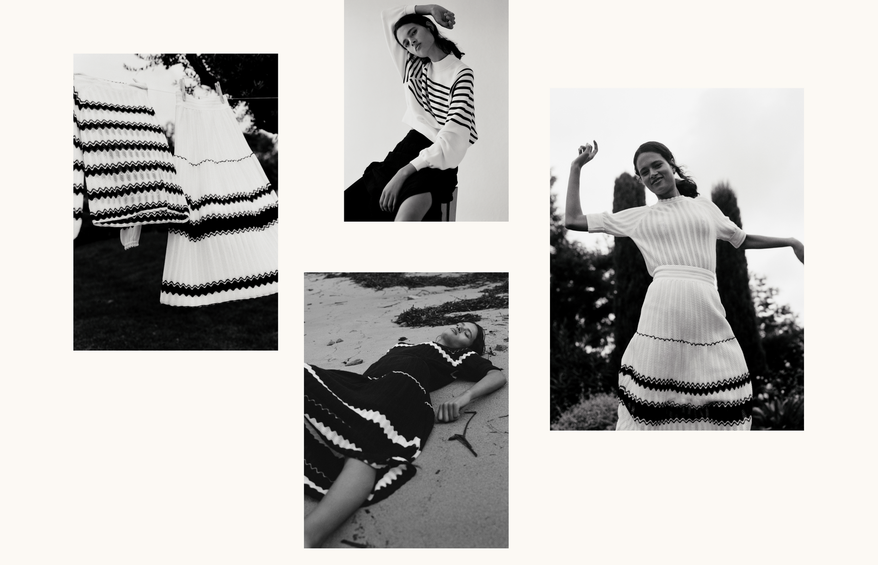Le Look Graphique : Tops et Jupes en Maille | Vêtements de Luxe Molli