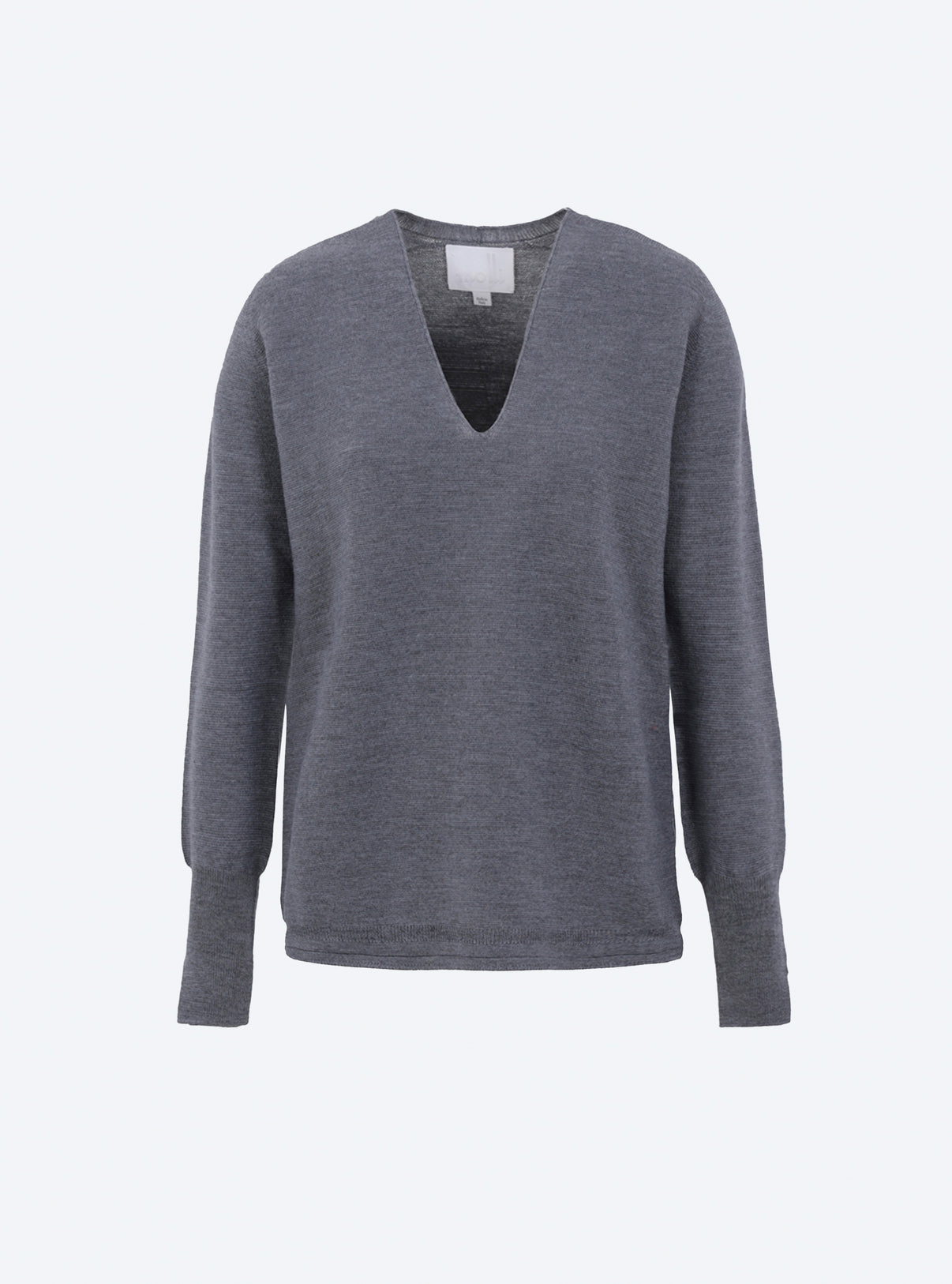 Top fin oversize à col V - Molli