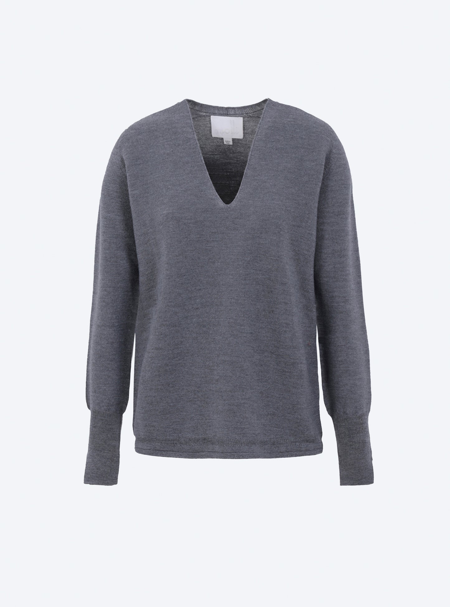 Top fin oversize à col V - Molli