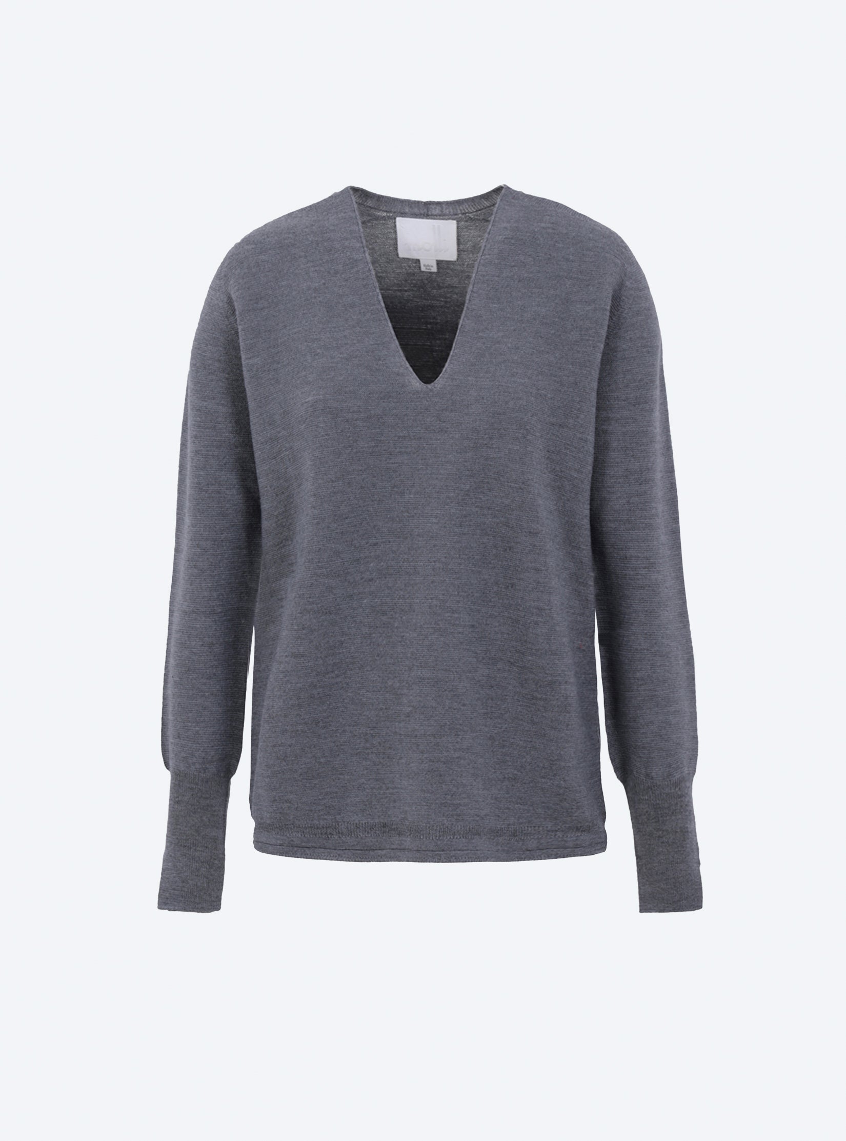 Top fin oversize à col V - Molli