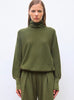 Top fin oversize à col montant - Vêtement en maille de luxe Molli